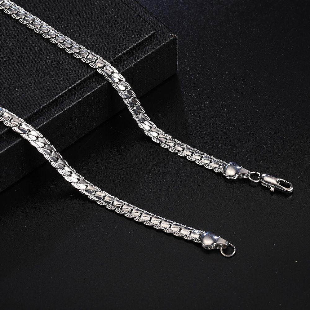Mxbeauty Pria Rantai Kuba Punk Hip Hop Hadiah Trendi Rantai Klavikula Perempuan Choker Gaya Korea Kalung