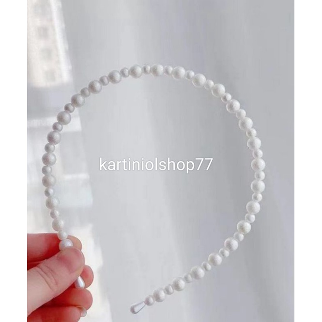 Bando Mutiara Korea // Bando Aksesoris Rambut