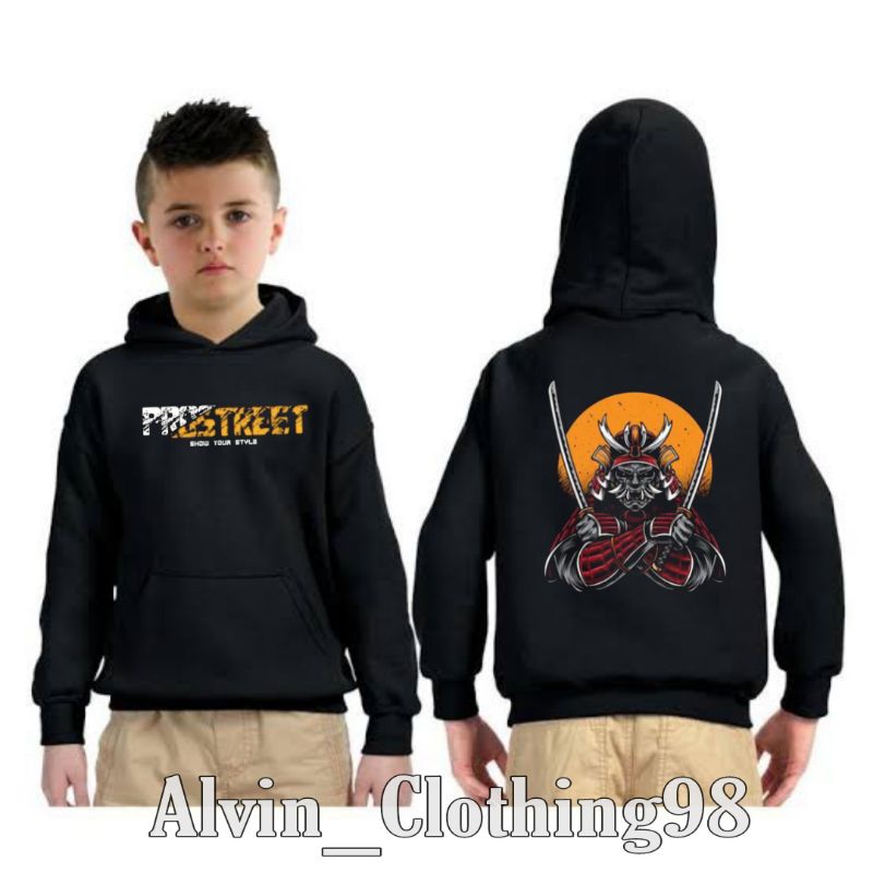 Hoodie PROSTREET anak laki-laki samurai