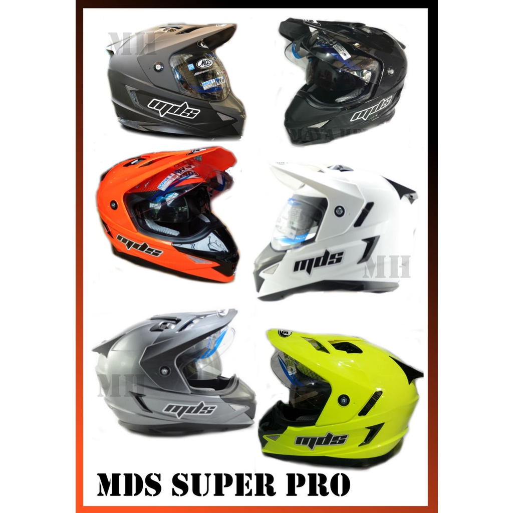 Helm MDS Super Pro Full Face Solid Original