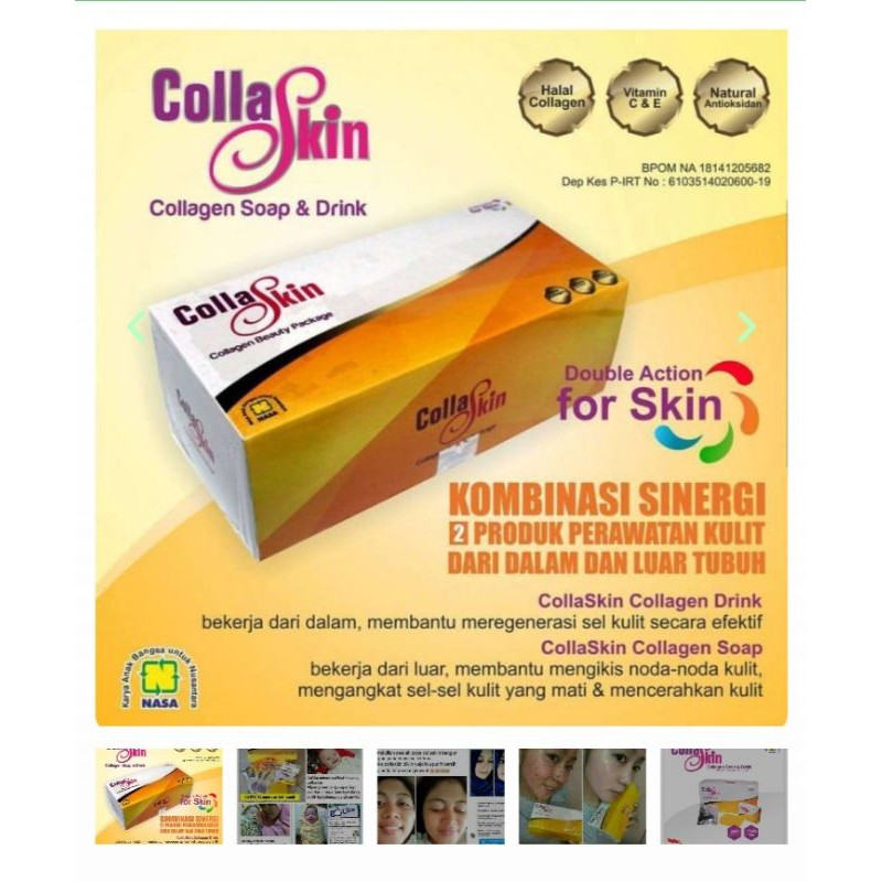 

COLlA SKIN NASA NUTRISI KULIT MELEMBUTKAN HERBAL