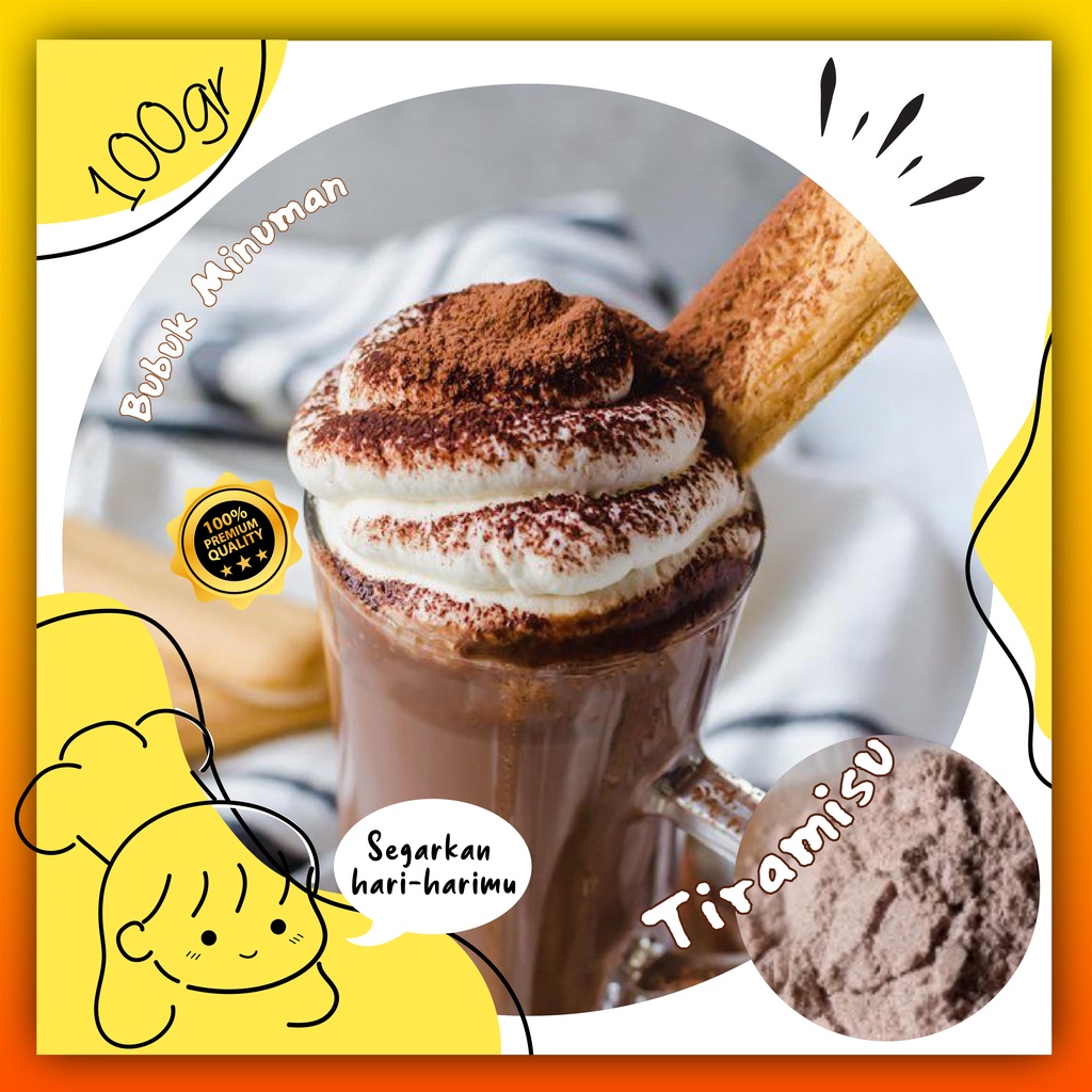 

Serbuk Powder Drink Bubuk Minuman Instan Kekinian Plus Sugar Aneka Rasa Tiramisu ala caffe / cafe | Powder , Bubuk, Serbuk Tiramisu Untuk Minuman Boba, Milkshake, Bubble/ Buble Drink Powder | Premium, Enak, Unik, Murah, Segar, Manis, Fresh, Halal 100gr