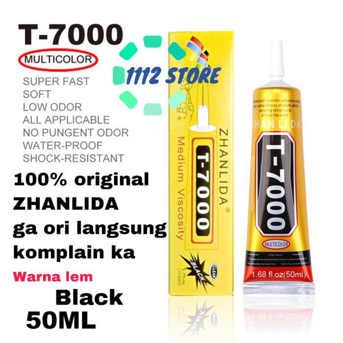 Lem LCD T7000 50ml 100% original - Lem Hitam - lem hp -lem touchscreen