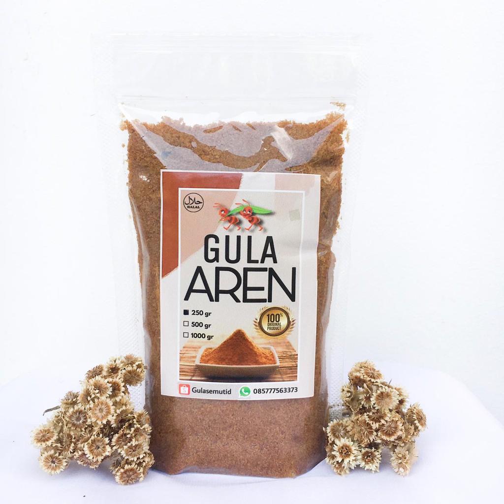 

GULA SEMUT 250gr ASLI TANPA BAHAN CAMPURAN