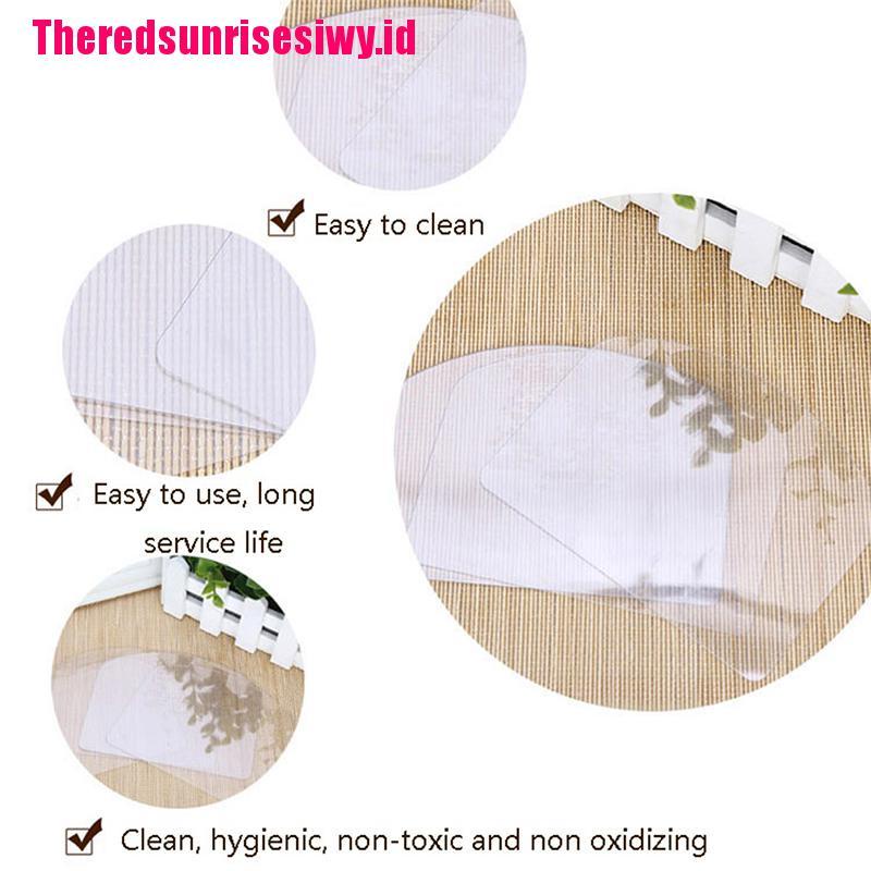 (Theredsunrisesiwy.Id) 10pcs / Set Scraper / Pemotong Adonan Kue Bahan Plastik Transparan