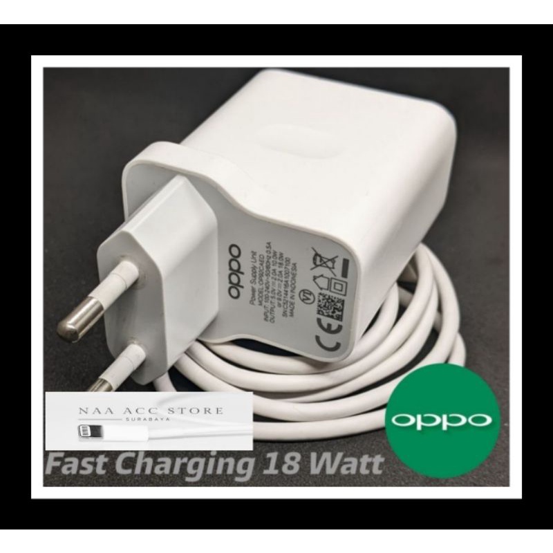 Charger OPPO ORIGINAL A55 A54 A53 A52 A91 A92 A5 A9 (2020) RENO 3 RENO 4F 18W 18WATT 30W 30WATT TYPE C