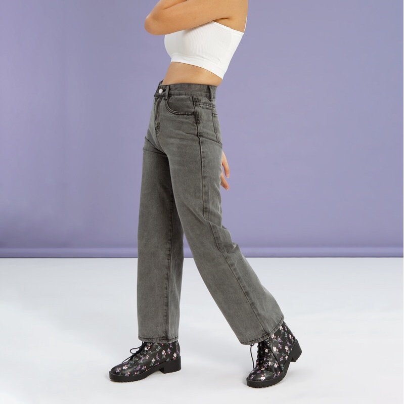 VIERLIN - Jeans 8009 - HW BAGGY JEANS