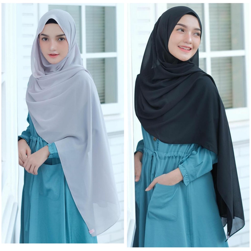 Jilbab / Hijab PASHMINA DIAMOND 200x75 Panjang Jumbo Neci - Pasmina Sabyan Jumbo