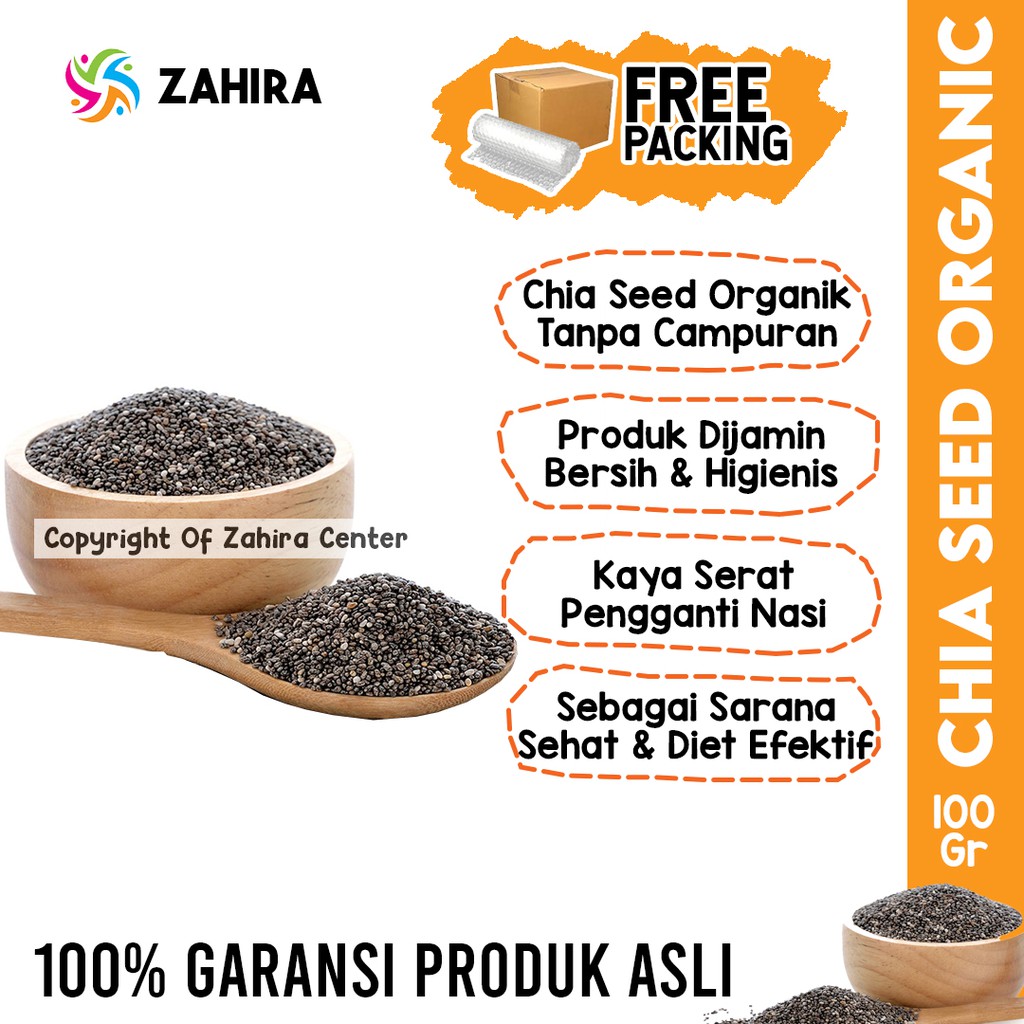 

Organic Black Chia Seed 100gr Premium Biji Chia Seed Mexico Chiaseeds Chia Seeds Golden Seed Safiya