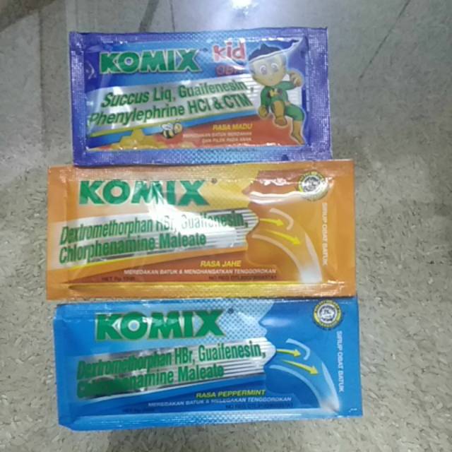 

Komix Sachet Dewasa 7 ml & Anak 5 ml