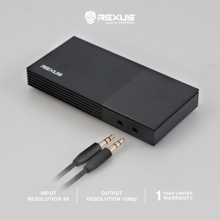 Rexus HDMI 4K Game Capture Card Stream and Record HD200