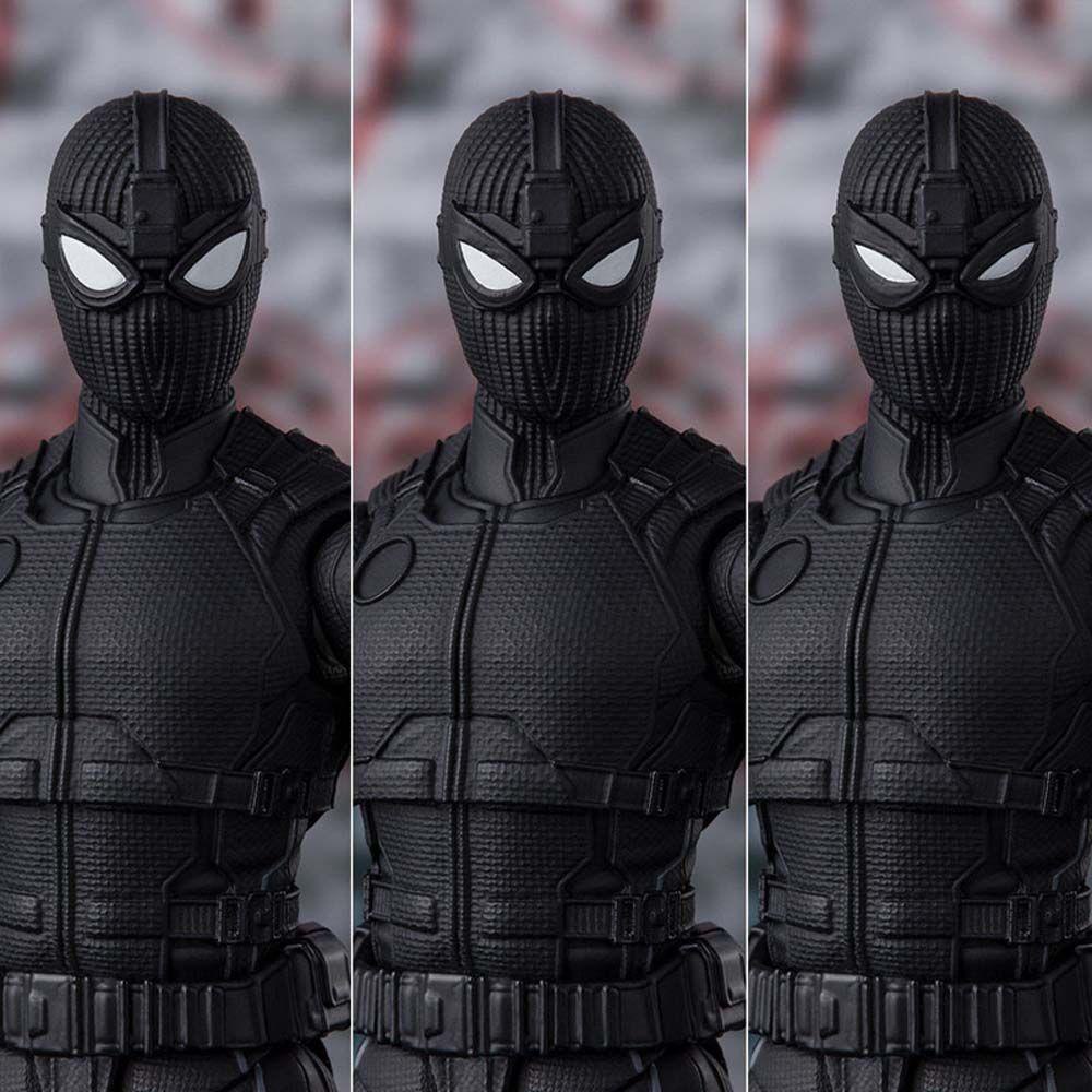 Mxbeauty Avengers Model Mainan Film Anak Hadiah Mobil Dekorasi Spider Man Hitam Model Jas Mainan Marvel Model Koleksi