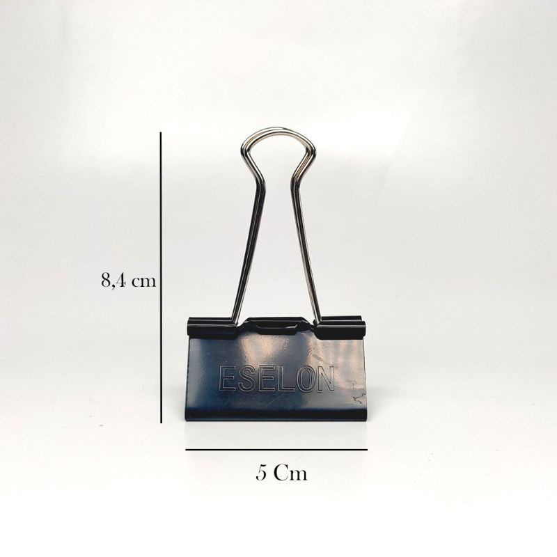 (ISI 12 PCS) BINDER CLIP NO. 260 MURAH / KLIP / DOUBLE CLIP / PENJEPIT KERTAS ESELON 260 1 BOX ISI 12PCS