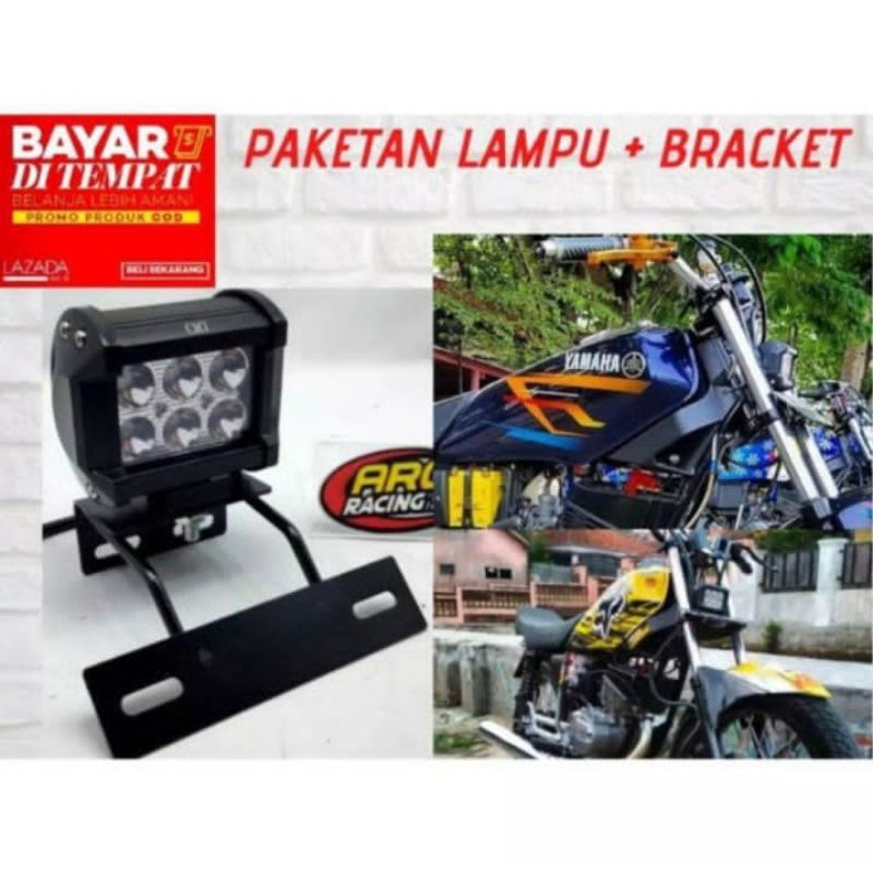 Lampu Sorot Tembak Rx-King Set Breket Strobo