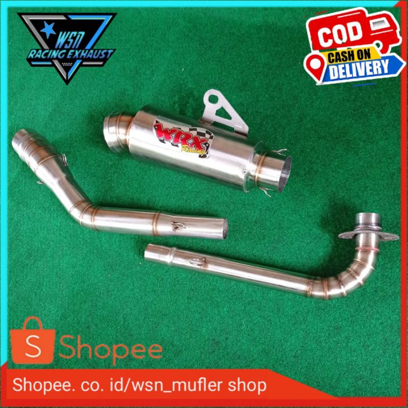 Knalpot racing WRX kolong jupiter z/knalpot supra 125/knalpot vega/knalpot smash