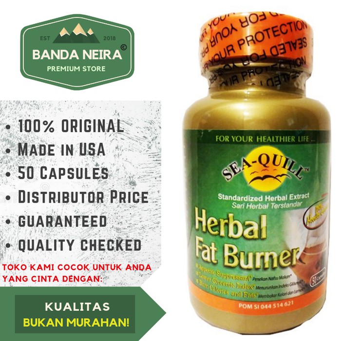 Sea Quill Herbal Fat Burner 50 Kapsul