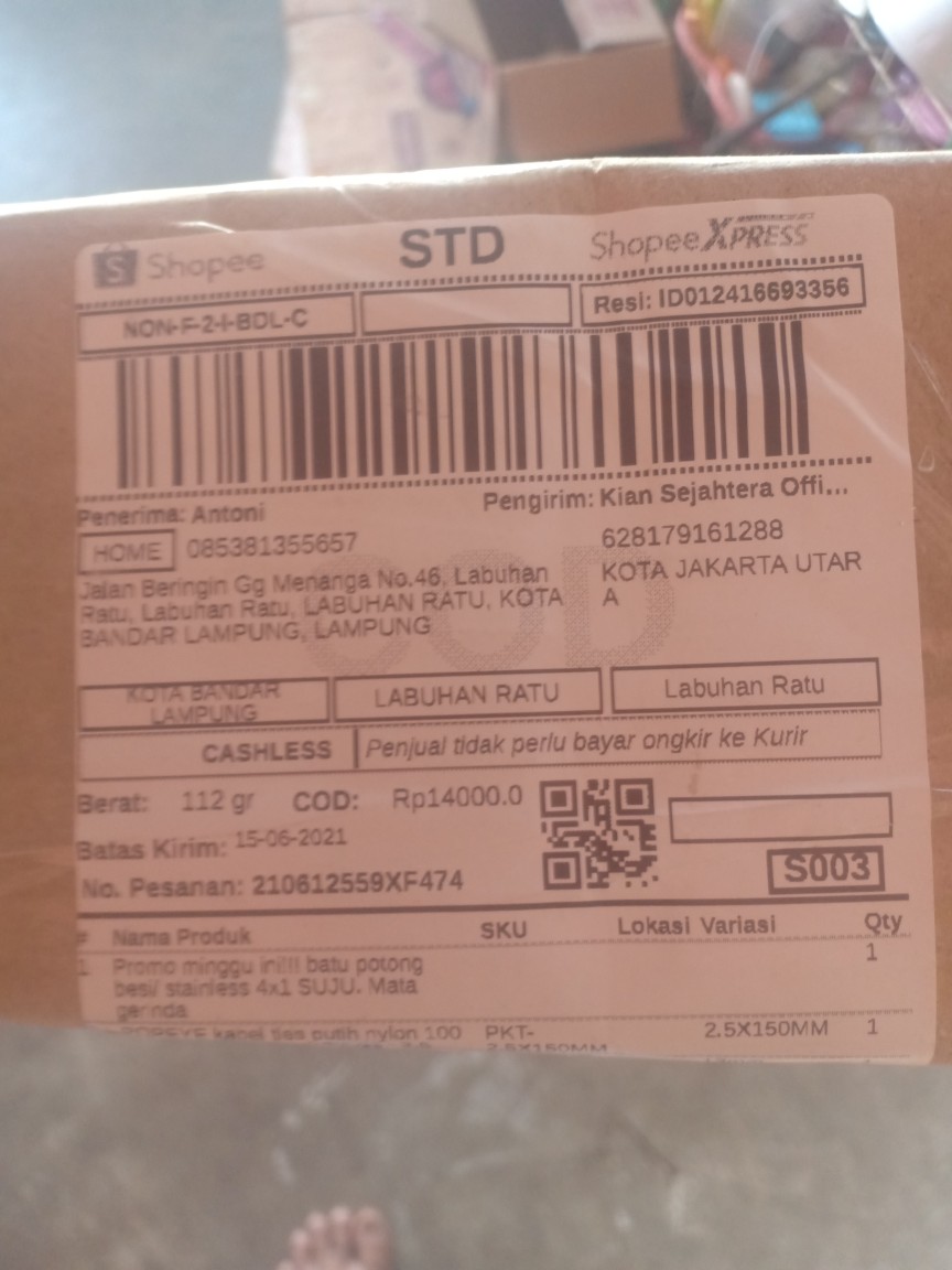 Promo Minggu Ini!!! Batu Potong Besi/ Stainless 4x1 Suju. Mata Gerinda