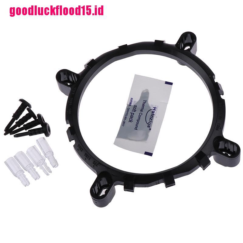 {LUCKID}4 in1 CPU cooler fan bracket heatsink holder base for 775 1366 1150 1155 1156