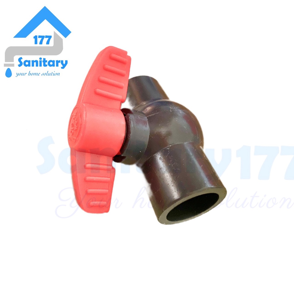 ballvalve Stop kran air Murah polos 1/2 atau 3/4in tanpa drat- Ballvalve 0.5 in Ball Valve PVC sambungan fitting pralon pipe pipa tanpa drat pasang kran/i3