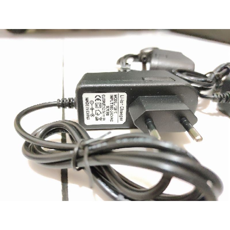 Adaptor Charger Lithium Ion Polymer 3S 12.6V 1A DC Jack 5.5mm x 2.1mm
