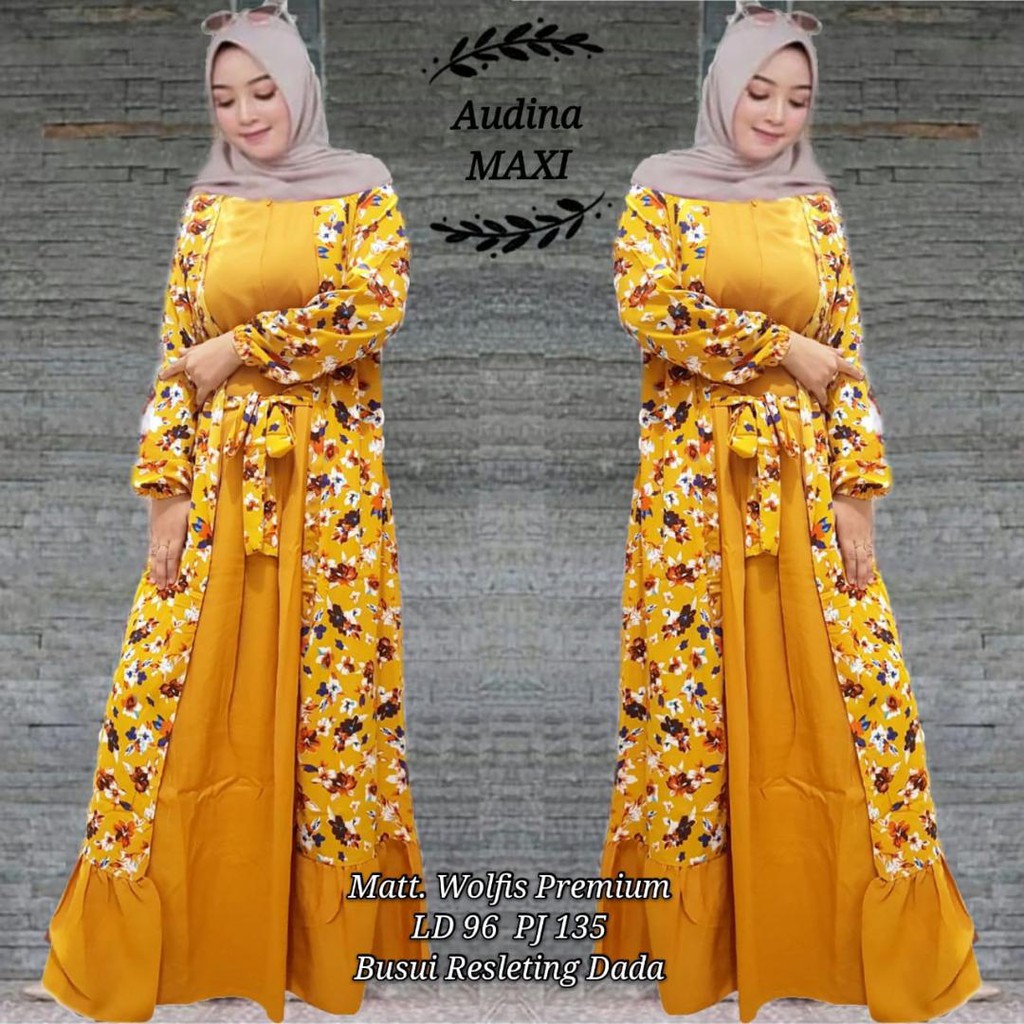 UNION11 - GAMIS WANITA / AUDINA MAXI HIJABER