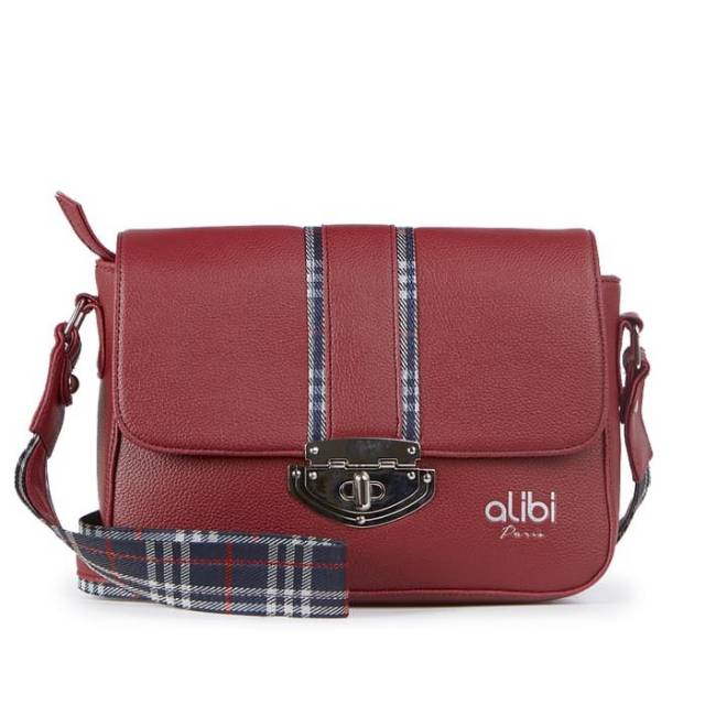 Alibi Paris Tas Selempang Wanita Thalia red