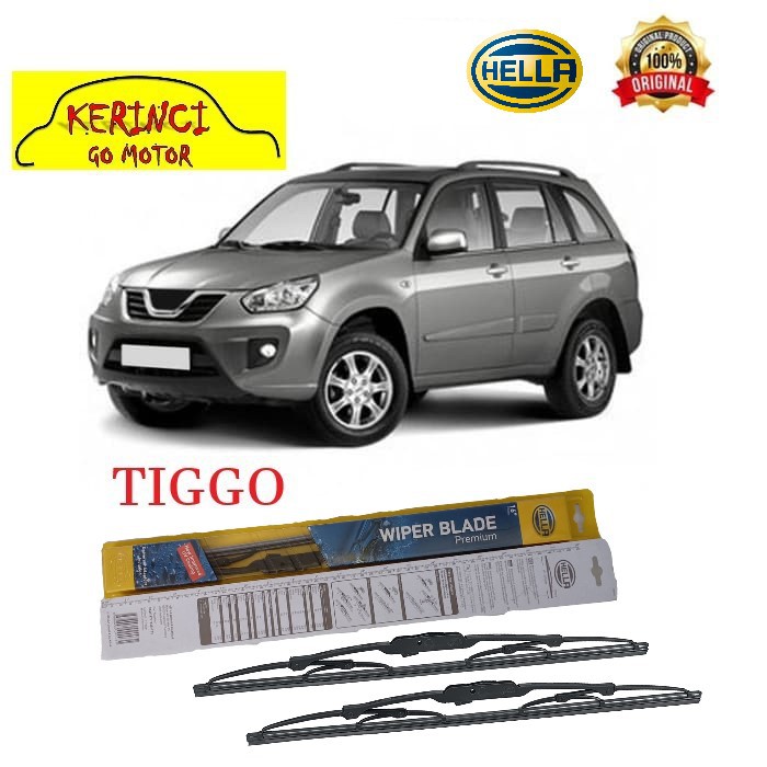 WIPER NISSAN TIGGO HELLA PREMIUM 24&quot; &amp; 19&quot; SEPASANG WIPER HELLA