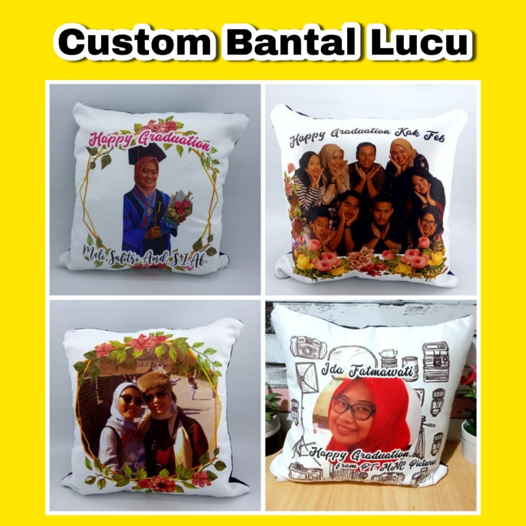 CUSTOM BANTAL KADO HADIAH PERNIKAHAN ULANG TAHUN WISUDA ANNIVERSARY GRADUATION ULTAH LUCU UNIK Shopee Indonesia CUSTOM BANTAL KADO HADIAH PERNIKAHAN ULANG TAHUN WISUDA ANNIVERSARY GRADUATION ULTAH LUCU UNIK Shopee Indonesia