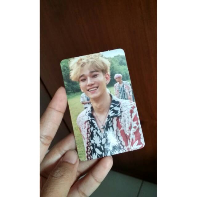Chen EXO - The War Private Version Photocard
