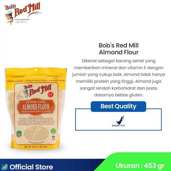 

vikriyansatyaveta5694 Bob's Red Mill Almond Flour 453 gr TERLARIS TERPERCAYA ORIGINAL