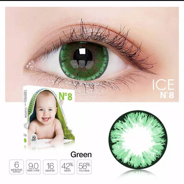 Softlens ICE N8 BABY EYES 16 MM