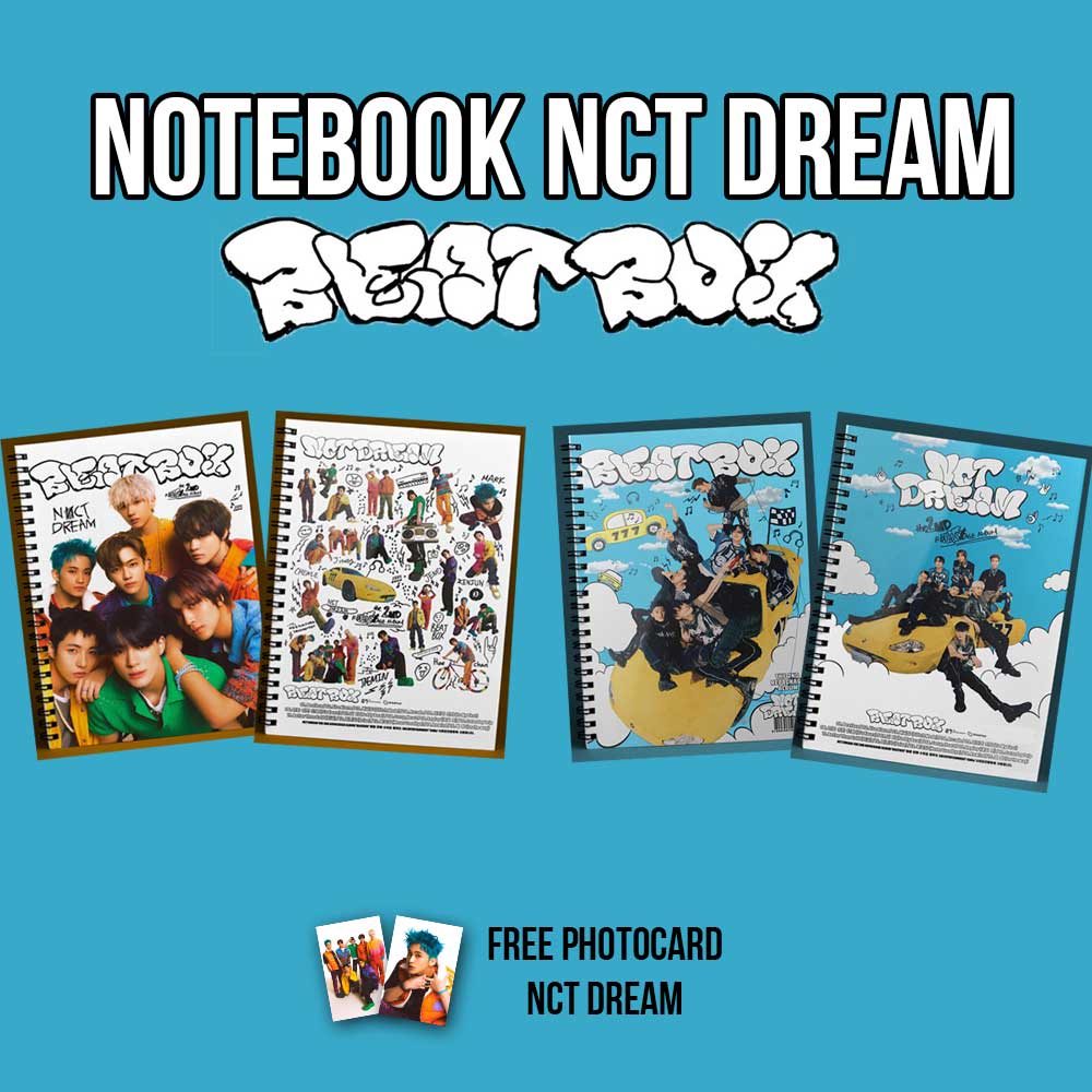 

Notebook NCT Dream Beatbox Unofficial - A5 - Free Photocard