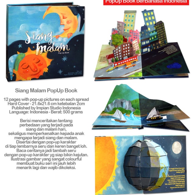 Siang Malam PopUp Book