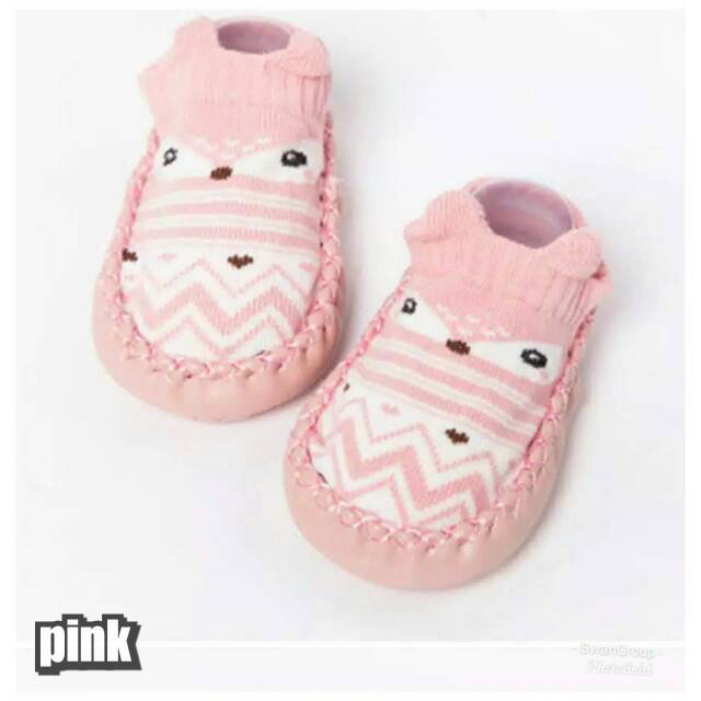 Kaos kaki korea bayi Sepatu Prewalker bayi Anti Slip