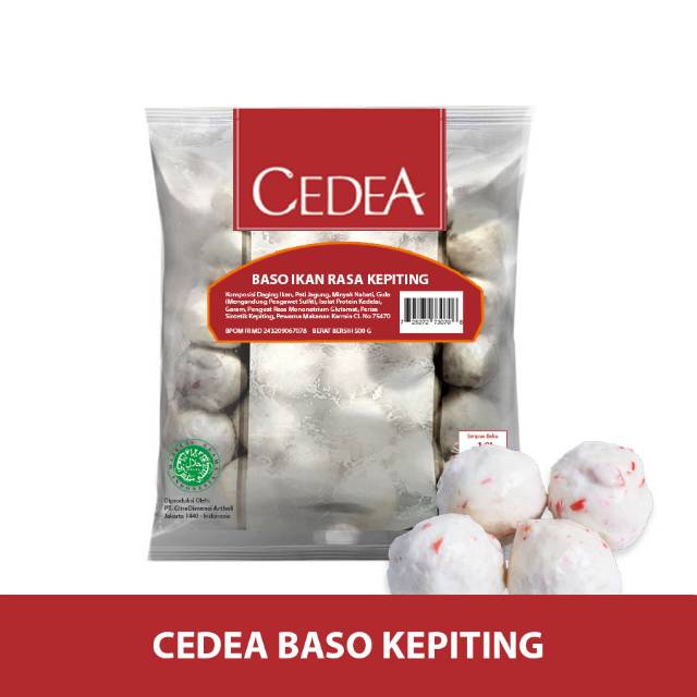 Cedea Baso Ikan Rasa Kepiting 500 gram