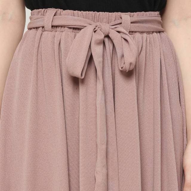 duapola Rok Panjang Payung Remple Ribbon Maxi 88188-1