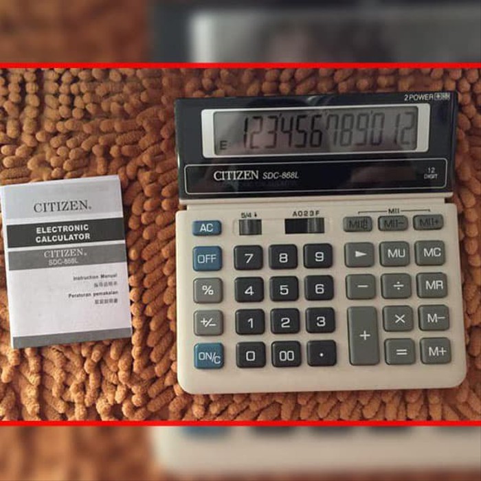

Murah Kalkulator Citizen ukuran L KWKT-868 Elegan