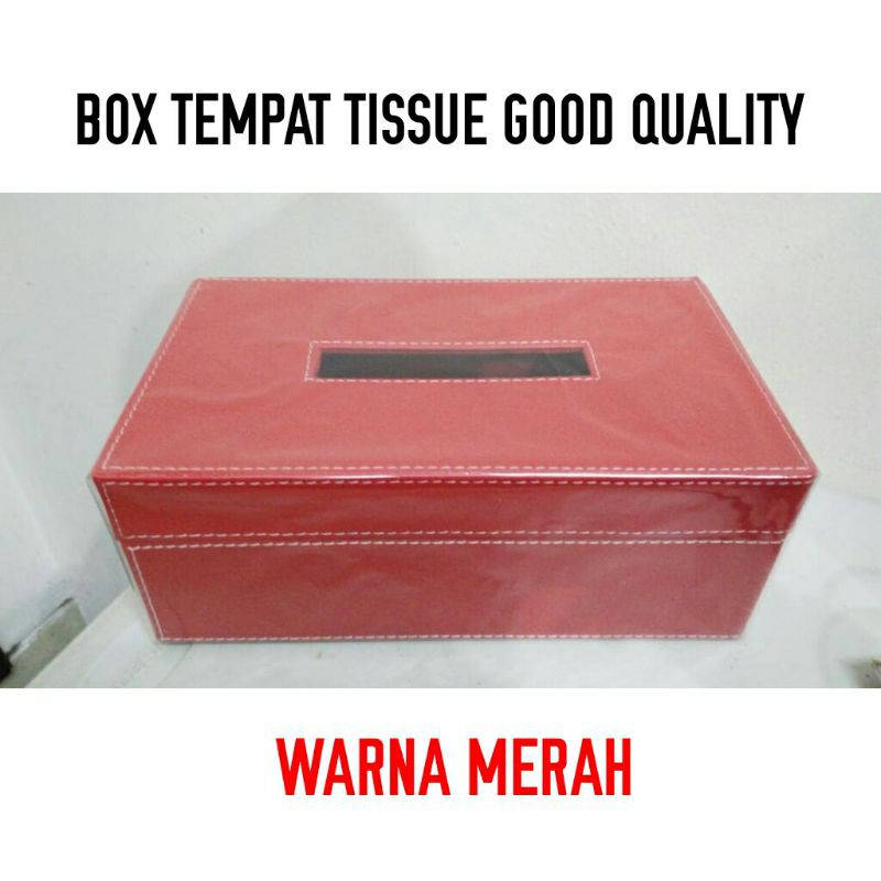 BOX TEMPAT TISSUE - BAHAN KULIT OSCAR