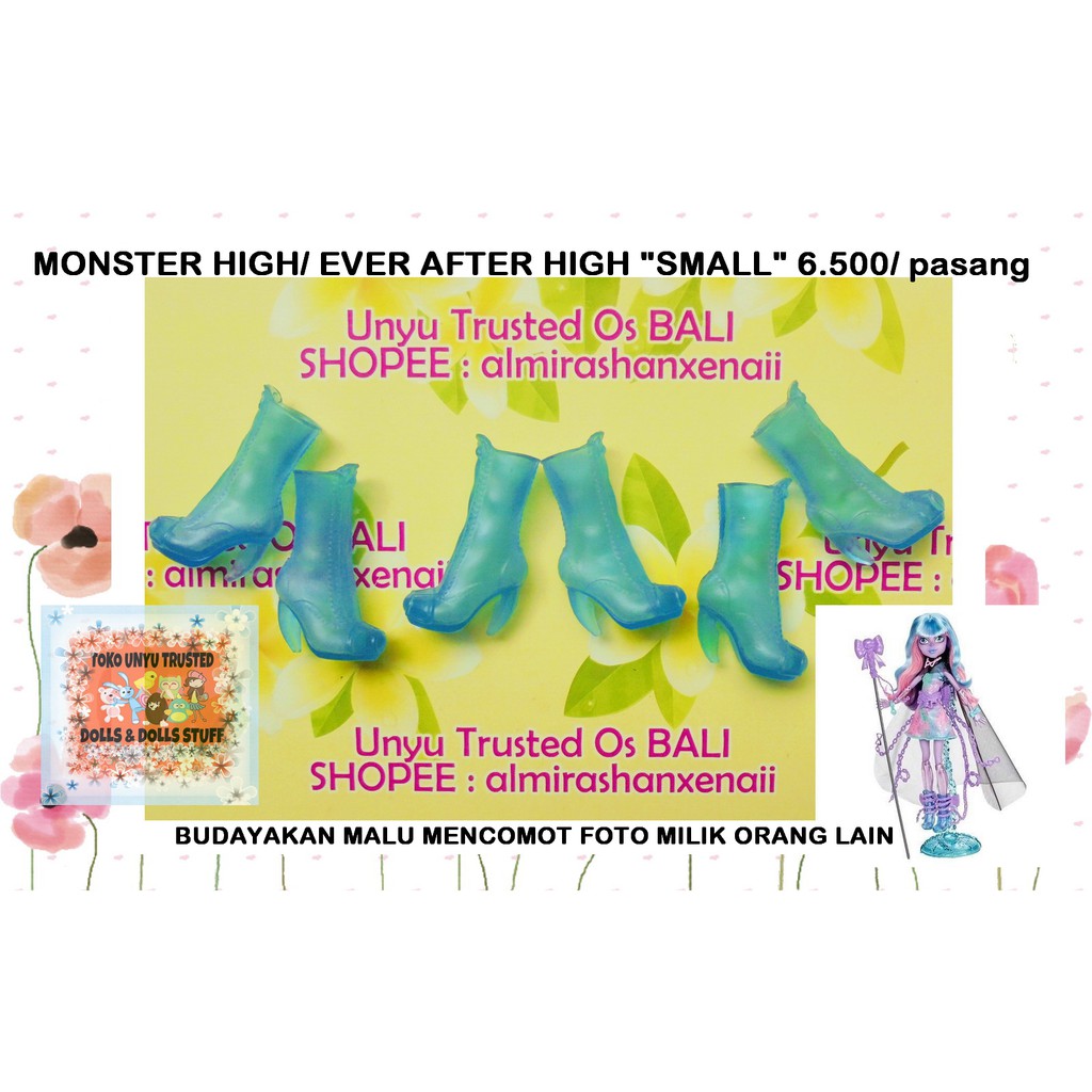 (S.E.P.A.T.U) Boneka Monster High Mattel "SMALL" (ORIGINAL - River Styxx Haunted Series) - BIRU E54