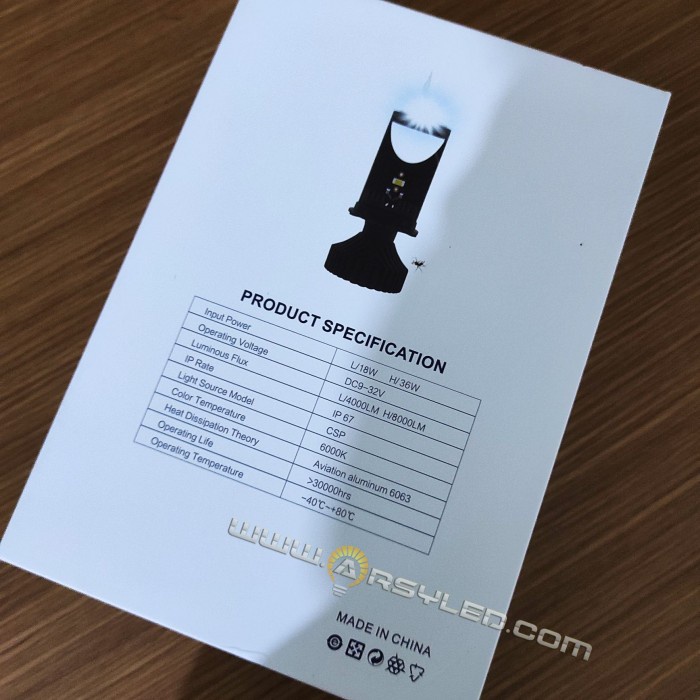 Lampu Utama LED H4 Xpander Avanza Xenia Brio Mini Projie Cutoff 5500K