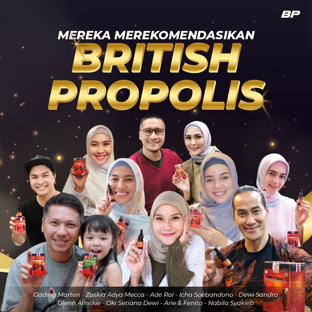 British Propolis Premium Untuk Pemulihan, Stamina dan Imunitas