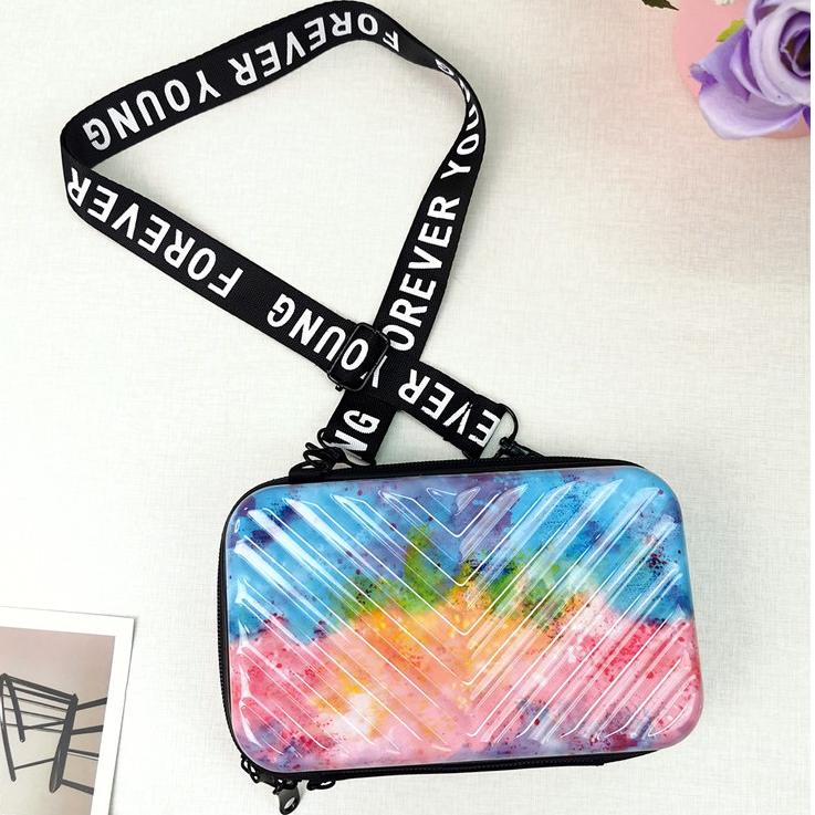 ➮ SALETas Selempang wanita Koper Mini Wanita sling bag wanita tas make hp tas mini Koper kekinian ta