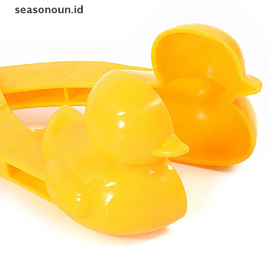 (seasonoun) Mainan Klip Pembuat Bola Salju / Pasir Bahan Plastik Untuk Anak / Outdoor