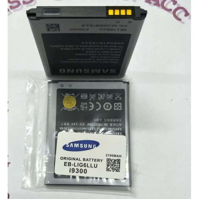 Battery Batre Baterai Samsung GALAXY S3 i9300 EB-LIG6LLU