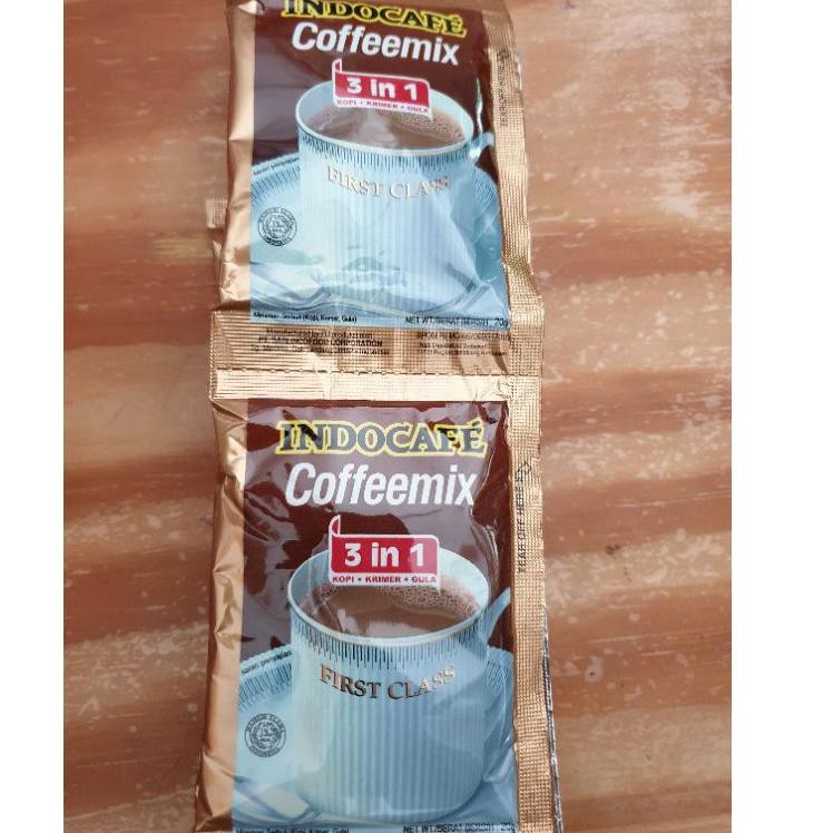 

SRT kopi indocafe coffemix renceng. isi 10sct DYK Diskon