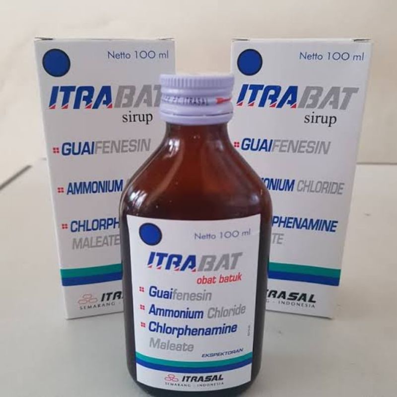 

ITRABAT Syrup/Syrup untuk meringankan batuk dahak batuk alergi