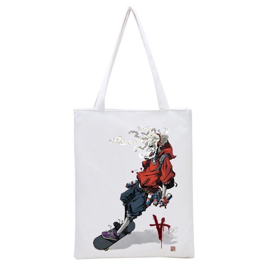 PART 9 STREET WEAR New totebag aesthetic printing (resleting) drill premium (900) || kiiyoomii ||