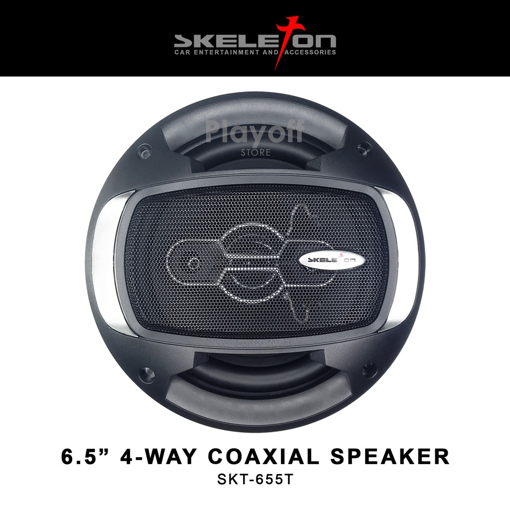 Skeleton Speaker Coaxial 6,5 Inch Audio Mobil 4 Way SKT 655T