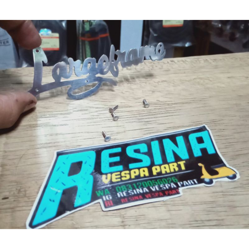 emblem vespa largeframe almunium croom