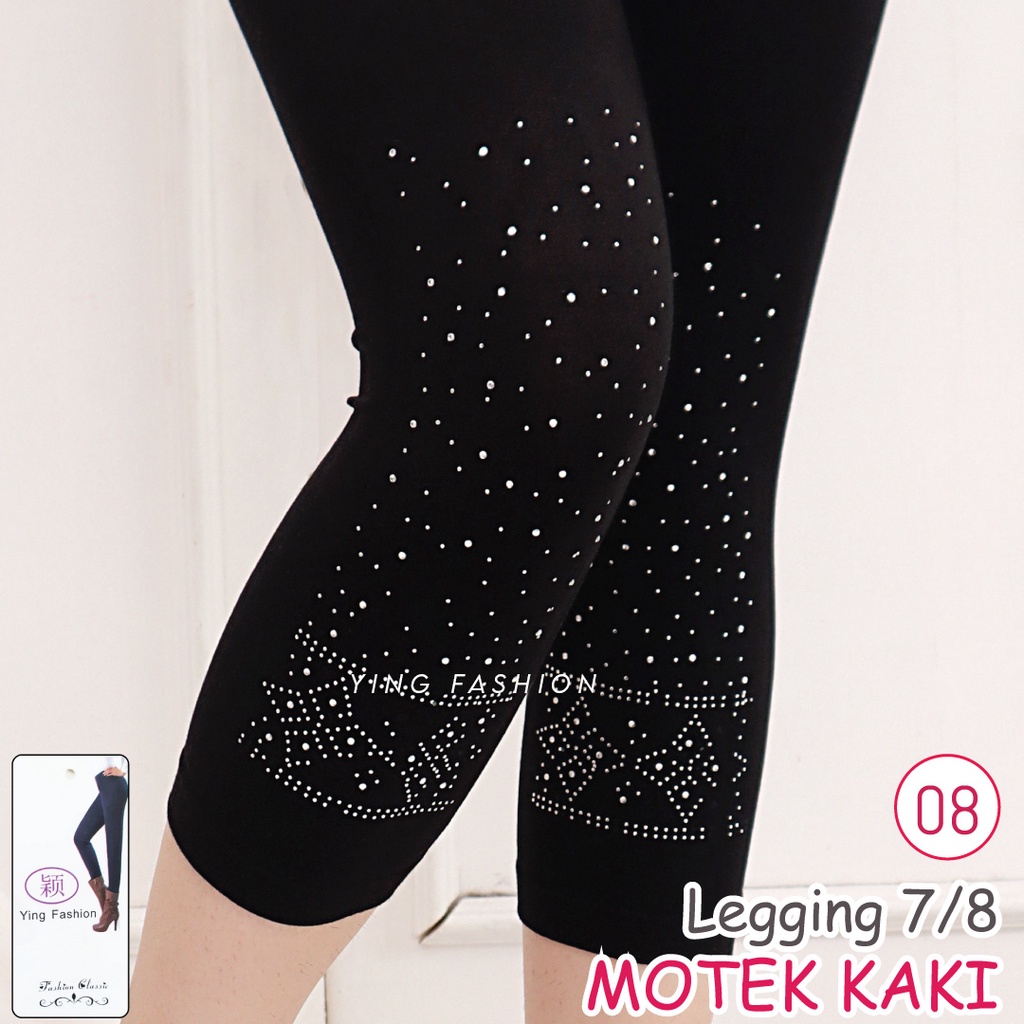 Legging MOTEK KAKI MK07-08 / LEGGING PENDEK WANITA KAKI PENDEK / LEGGING fashion wanita / LEGGING IMPORT / LEGGING YING FASHION